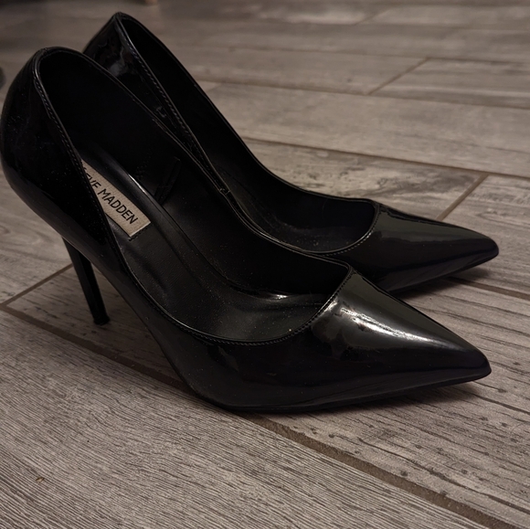 Steve Madden Shoes - Steve Madden Black patent leather high heels size 8.5